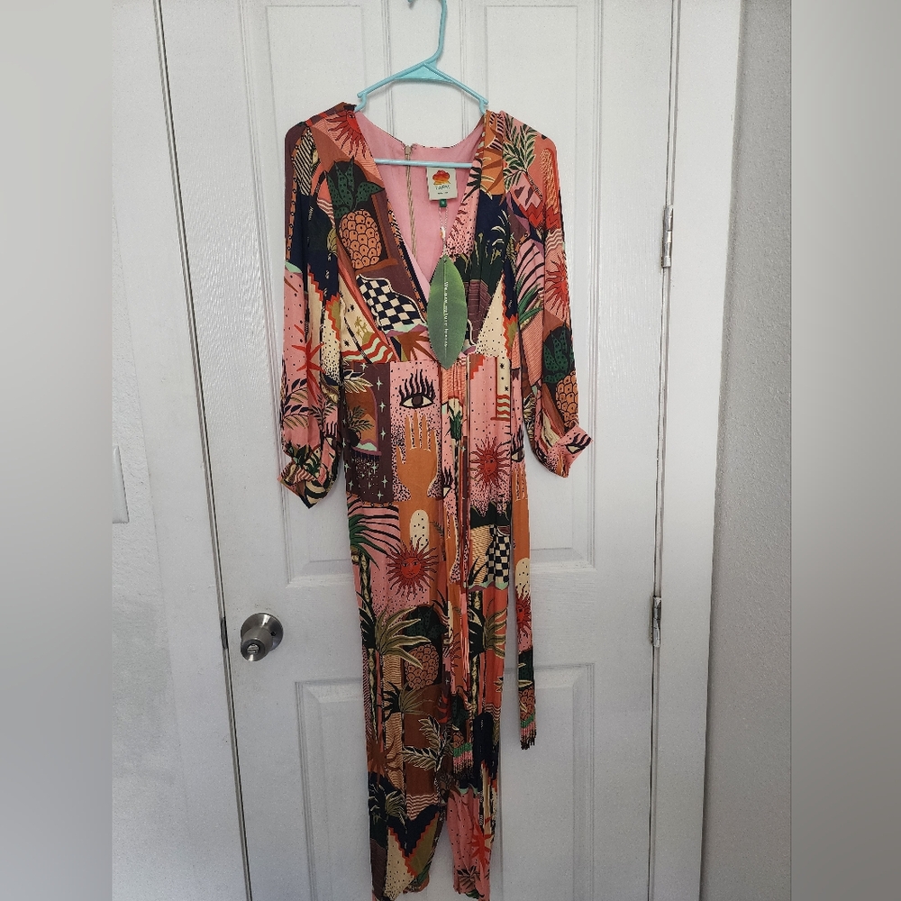 Farm Rio Tropical Print‎ Maxi Dress
